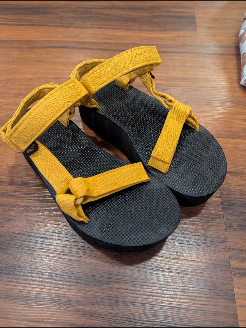 Teva Women's Yellow Strap Sandals